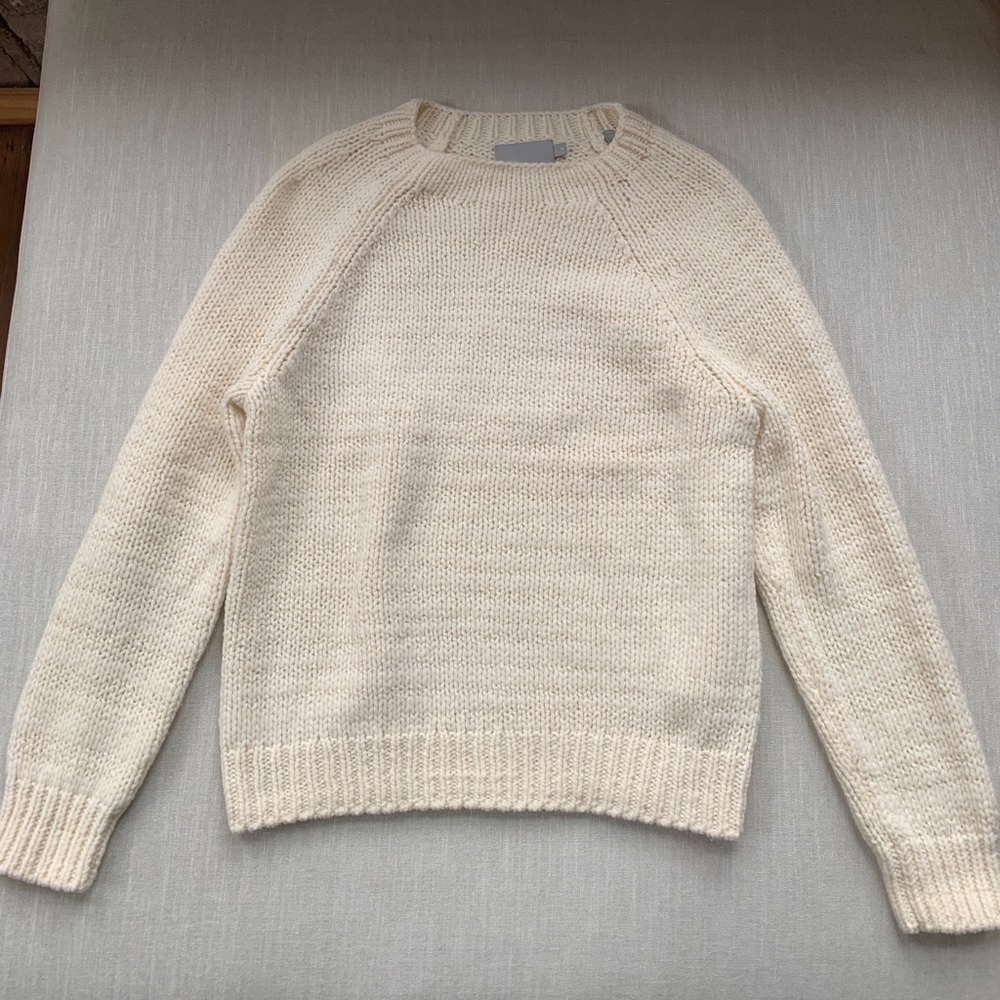 Vince Cream Cable Knit Sweater